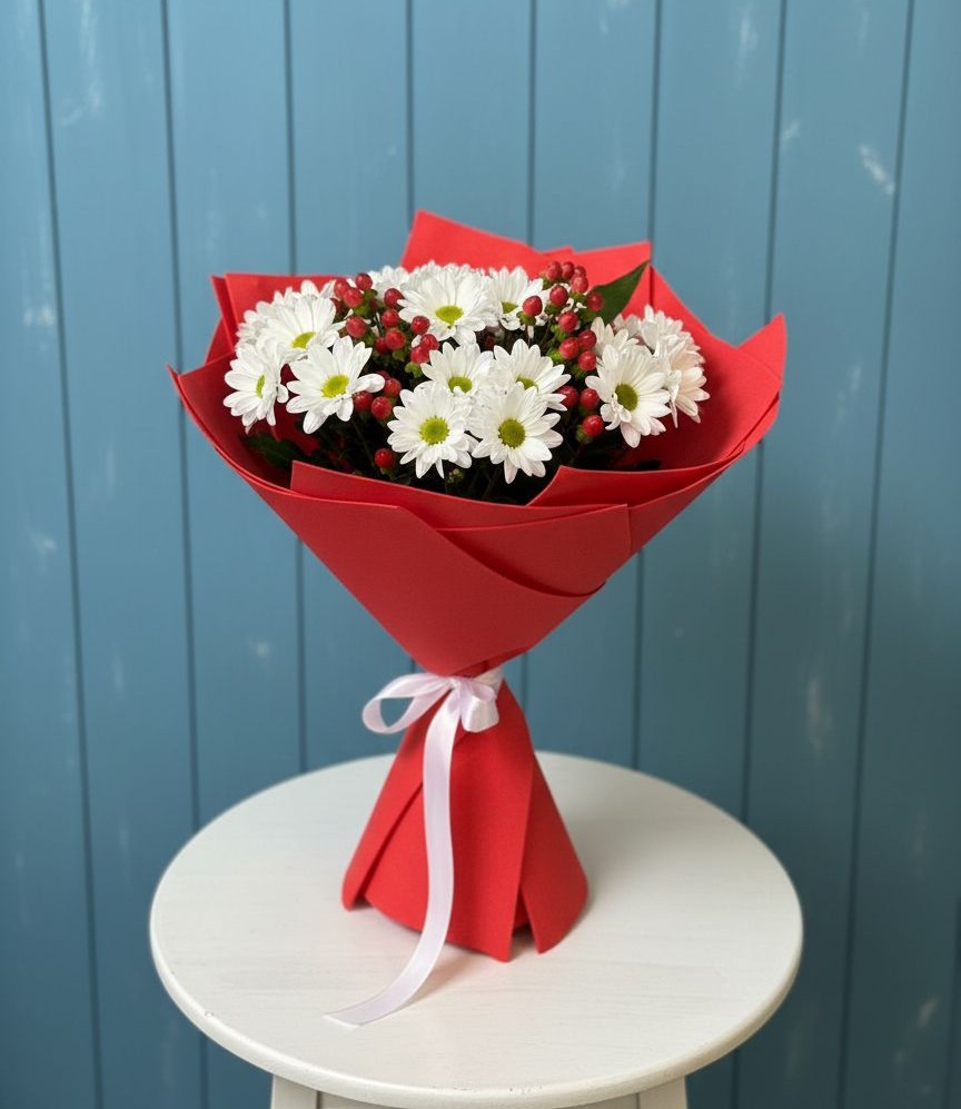 Букет цветов из: Хризантемы в Игриме