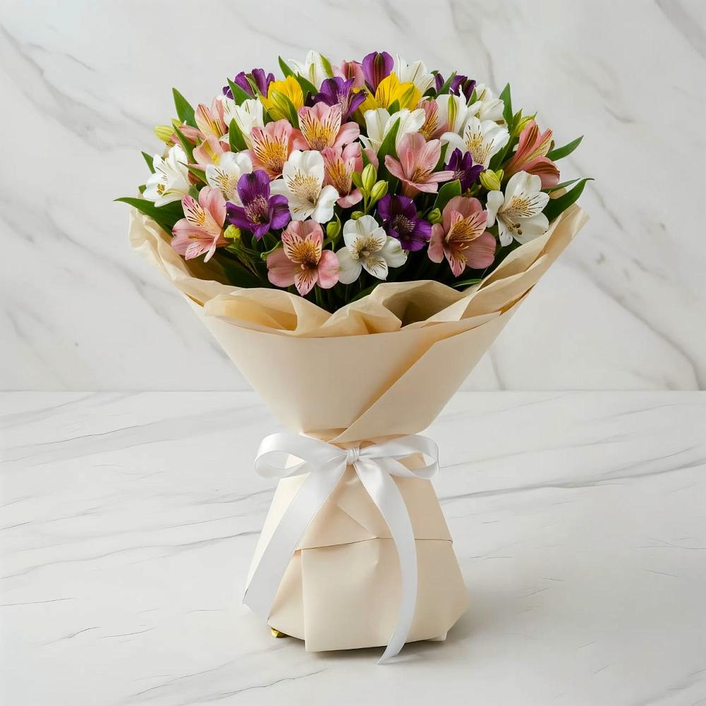 Букет цветов из: Альстромерии в Игриме