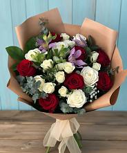 Букет цветов из:  Розы и Альстромерии #REPLACE_PRED# Игриме