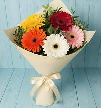 Букет цветов из:  Герберы в Игриме