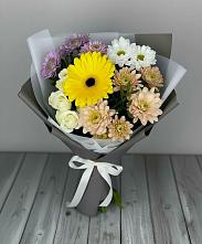 Букет цветов из:  Розы, Герберы и Хризантемы в Игриме