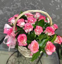 Цветочная композиция из Розы в корзине в Игриме