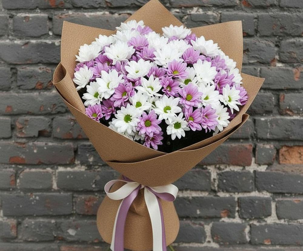 Букет цветов из: Хризантемы в Игриме