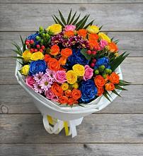 Букет цветов из:  Розы и Хризантемы в Игриме