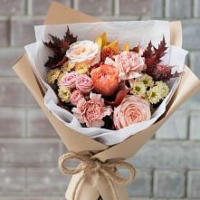 Букет цветов из:  Гвоздики, Хризантемы и Розы в Игриме