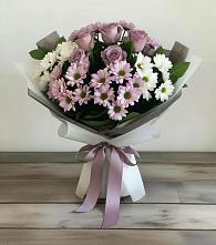 Букет цветов из:  Хризантемы и Розы в Игриме