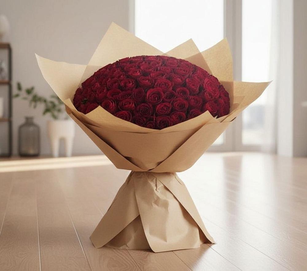 Букет 101 Красная роза в Игриме