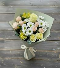 Букет цветов из:  Альстромерии, Розы и Хризантемы в Игриме