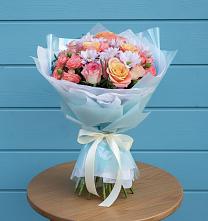 Букет цветов из:  Хризантемы и Розы в Игриме